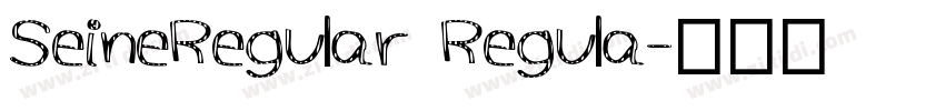 SeineRegular Regula字体转换